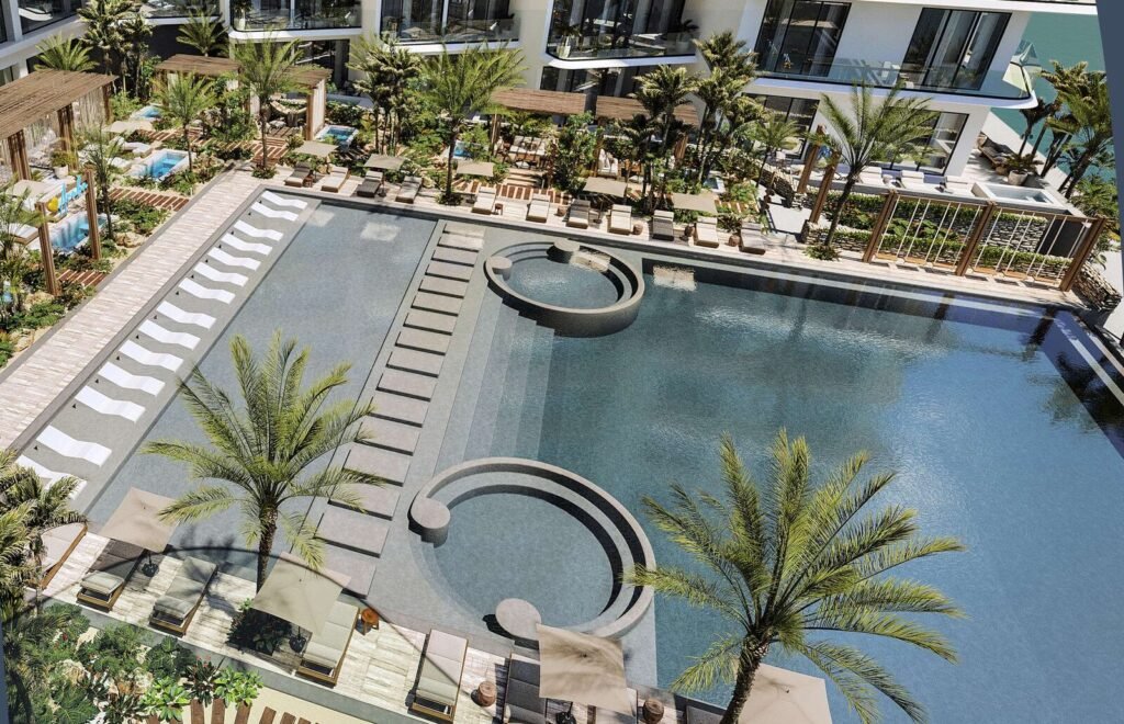 Alberca infinity y albercas privadas – Aruba Grand Marina