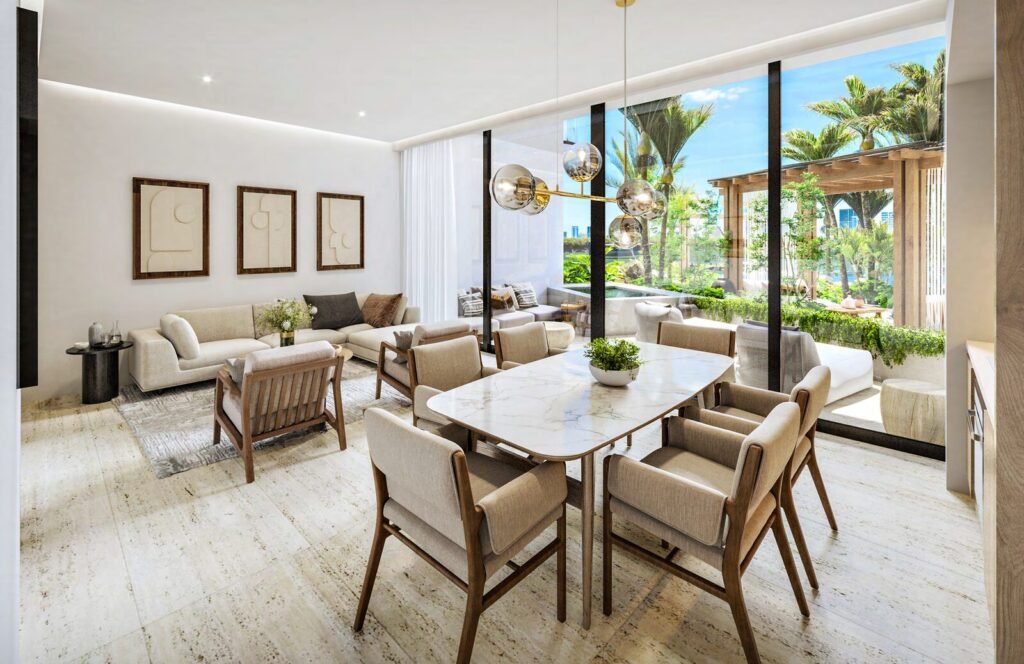 Comedor con salida a terraza – Aruba Grand Marina