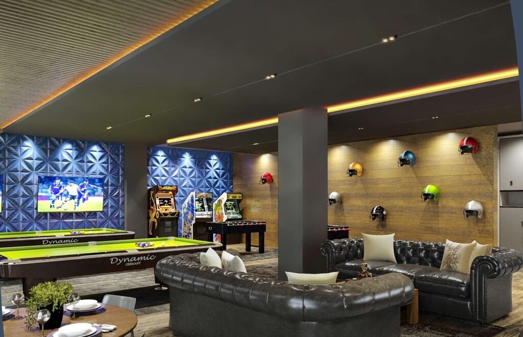 Sala de juegos – Aruba Grand Marina